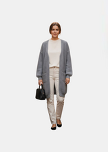 Load image into Gallery viewer, Cardigan à poches Gris