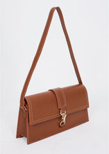 Load image into Gallery viewer, Tobacco brown baguette bag