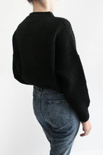 Load image into Gallery viewer, OMOA Knitted sweater Black