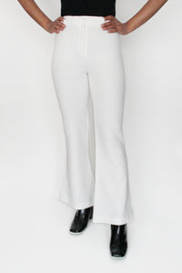 NEWALL Pantalon flare Blanc