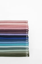 Charger l&#39;image dans la galerie, BALTA &quot;Pink blue&quot; Foulard Jazz coton
