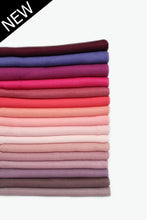 Charger l&#39;image dans la galerie, HEBE foulard Jersey coton &quot;purple pink&quot;
