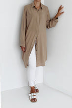Load image into Gallery viewer, HYMAS Taupe Blouse