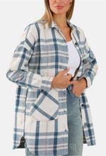 Load image into Gallery viewer, NILA Overshirt White blue beige