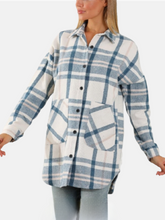 Load image into Gallery viewer, NILA Overshirt White blue beige