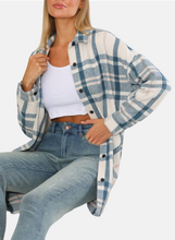 Load image into Gallery viewer, NILA Overshirt White blue beige
