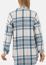 Load image into Gallery viewer, NILA Overshirt White blue beige