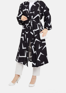 BORAGO Kimono Noir & Blanc