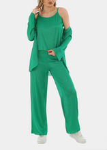 Load image into Gallery viewer, Emerald green 3 piece set
