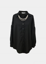 Load image into Gallery viewer, Embossed shirt Black
