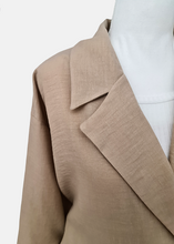 Load image into Gallery viewer, Beige blazer &amp; pants set
