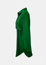 Load image into Gallery viewer, Green shirt tunic
