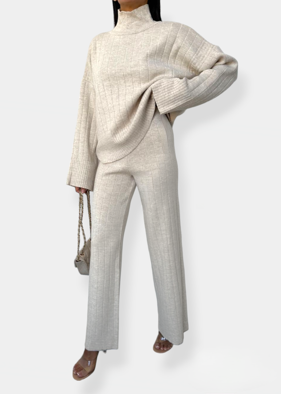 Knitted set Light Beige