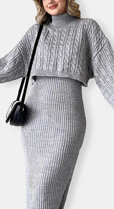 Gray Dress Set