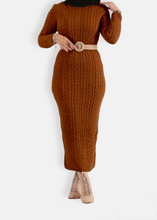 Load image into Gallery viewer, Tabac long cardigan &amp; dress set
