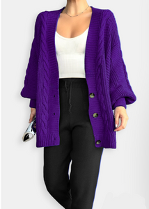 EVANS Cardigan Purple