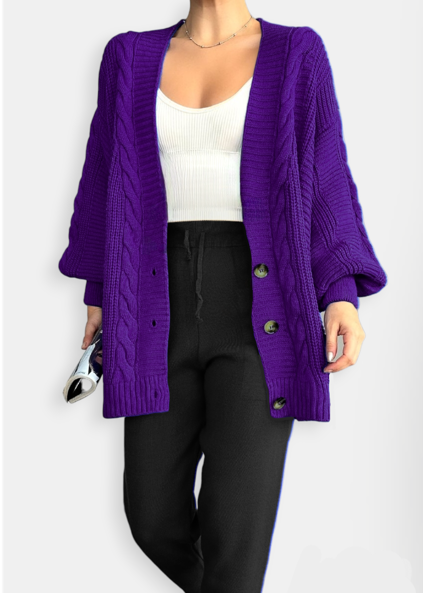 EVANS Cardigan Purple