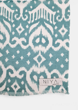 Load image into Gallery viewer, ZAIMA Linen scarf with ethnic patterns
