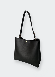 OVATA Grand sac Seau Noir