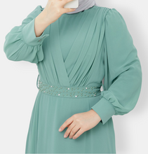 Load image into Gallery viewer, Mint green voile dress
