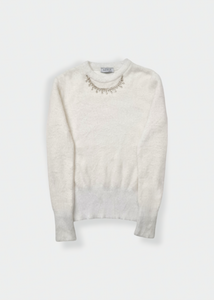 Off-white knitted sweater