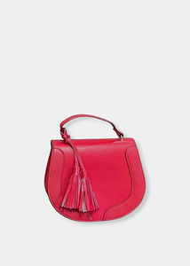 Sac à bandoulière demi-lune Rouge