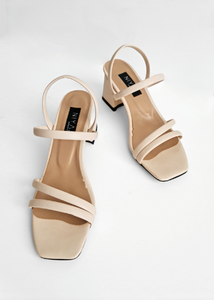 Mules sandales 2 en 1 Beige clair