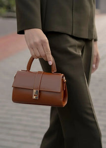MEISSA Sac mini à bandoulière Tabac