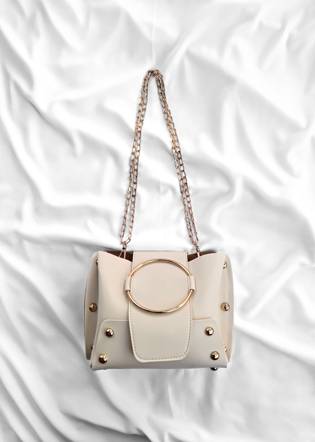 Sac seau à bandoulière Beige