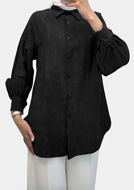 Chemise Noir fumé