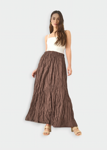 Jupe froissé Taupe