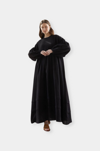Robe Mousseline Noir