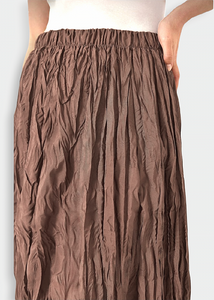 Jupe froissé Taupe