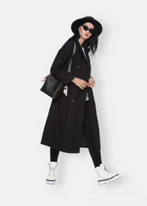 DORIA Trench coat Black