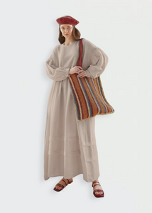 Robe Mousseline Beige