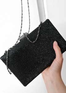 Sac de soirée avec strass Noir