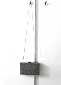 Sac de soirée avec strass Noir argenté
