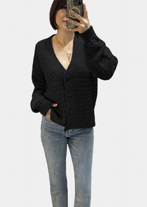 SYRMA Cardigan Noir