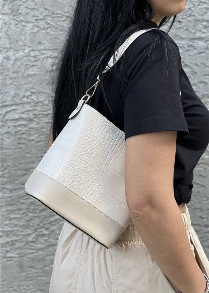 Sac seau Beige