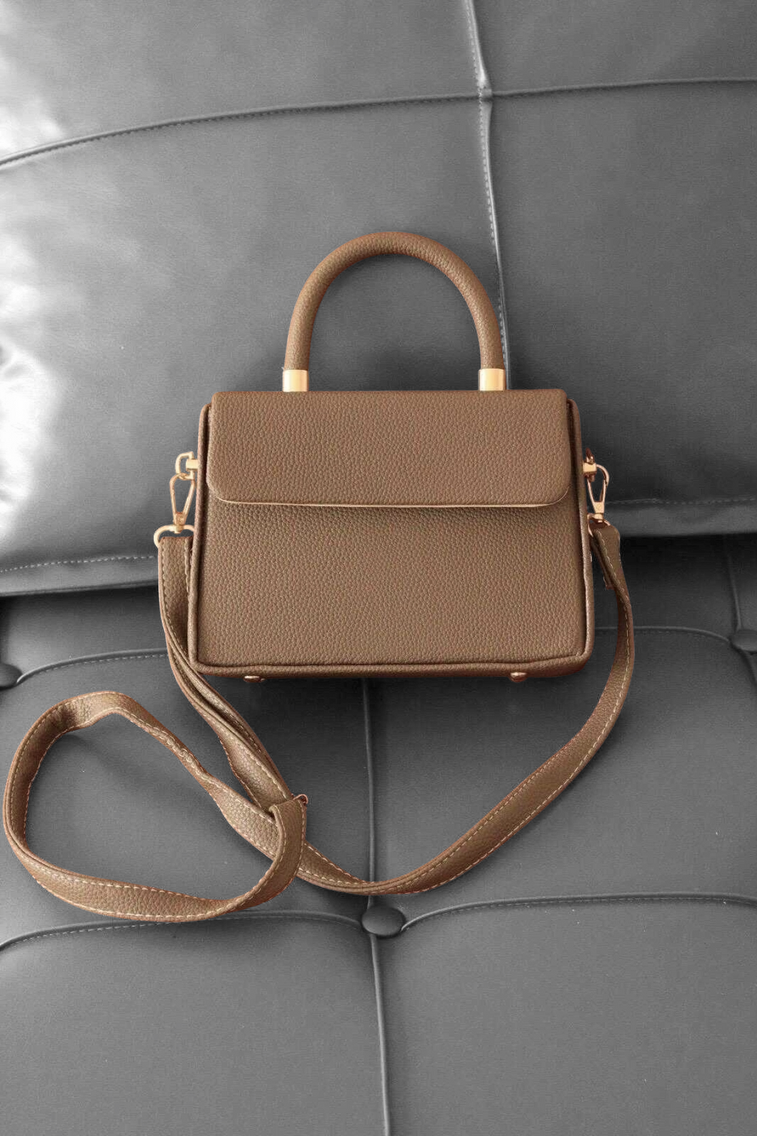 Sac à bandoulière Taupe