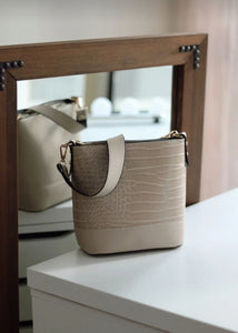 Sac seau Taupe