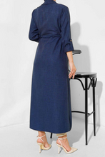Load image into Gallery viewer, ENA Trench fluide Bleu foncé
