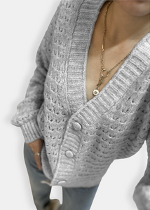 SYRMA Cardigan Gris