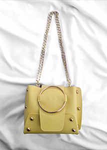 Sac seau à bandoulière Jaune