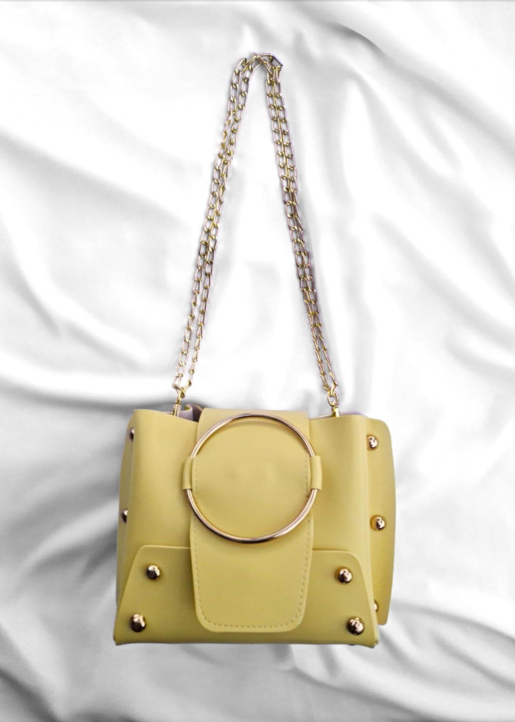 Sac seau à bandoulière Jaune