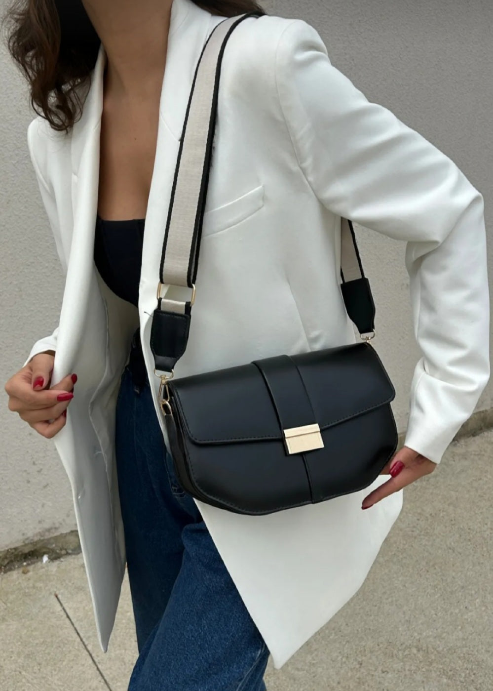 Sac à bandoulière Noir