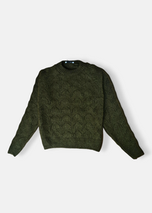 Pull en maille Vert kaki