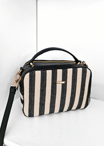 Sac coton Noir & Blanc crème