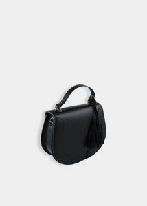 Sac à bandoulière demi-lune Noir