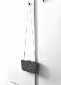 Sac de soirée avec strass Noir argenté